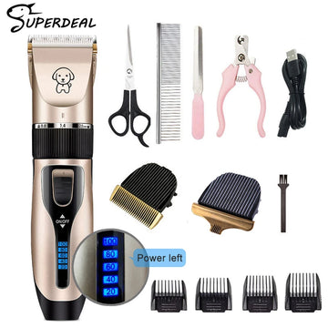 Professional Pet Clippers Grooming Set(Pet/Cat/Dog/Rabbit)