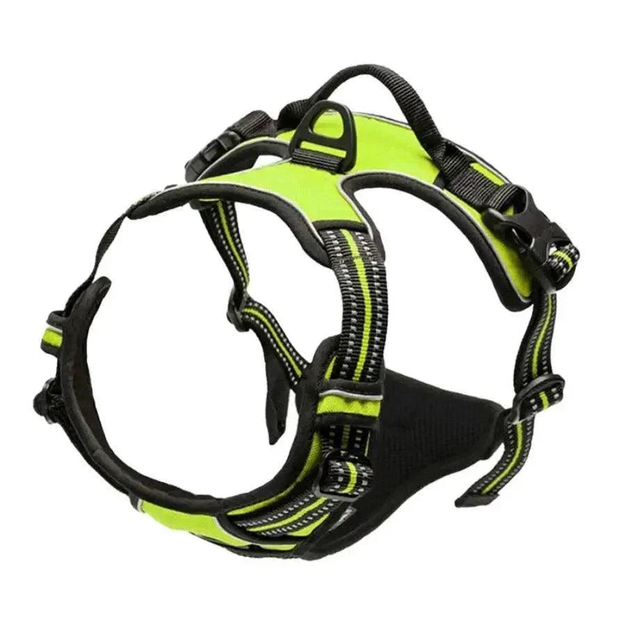 No Pull Dog Harness with Reflective Straps, Front Clip, and Easy-Control Handle for Large Dogs Walking and Training