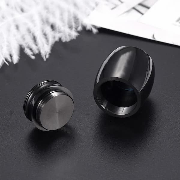 mini stainless steel pet urn keepsake paw print angel wings dog cat ashes memorial waterproof urn