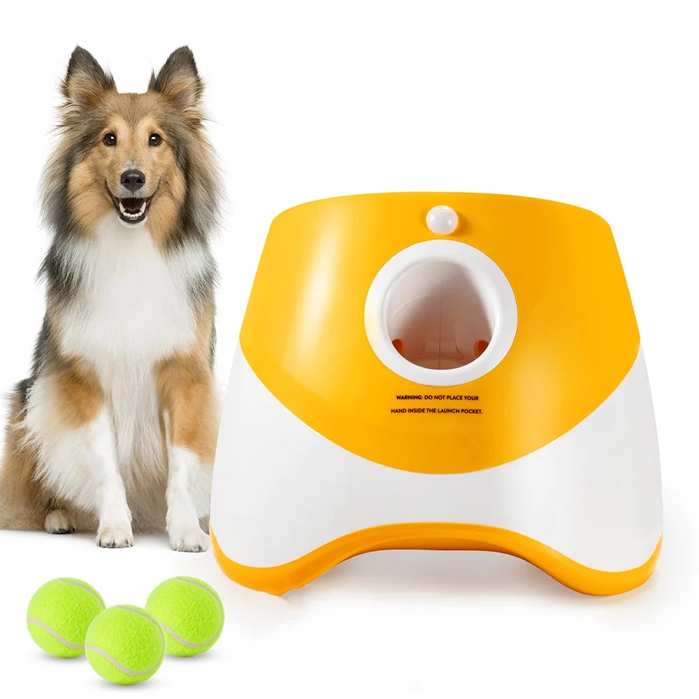 Automatic Throwing Machine For Pets Tennis Launcher