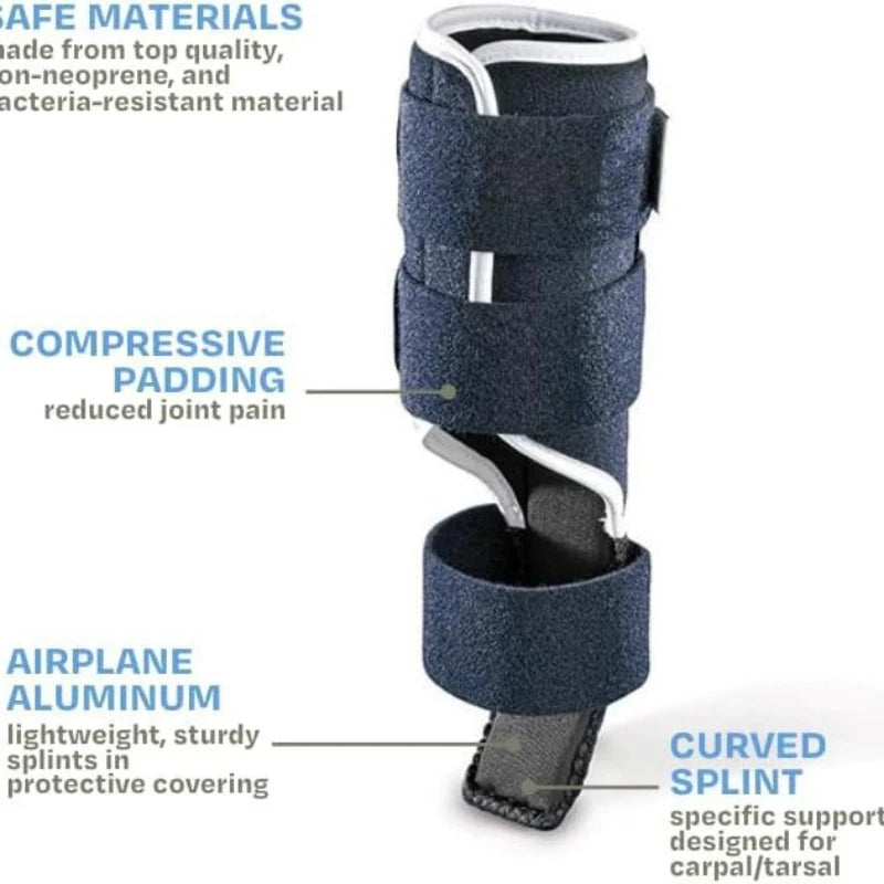 dog wearing front leg brace support for injury sprain recovery mobility aid