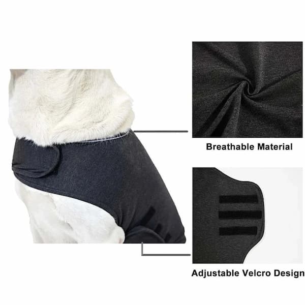 Adjustable dog anxiety vest for small medium and large dogs
