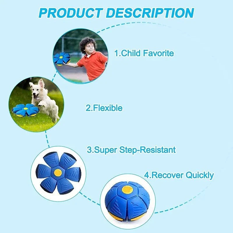 Dog Toys Magic Funny Pet Toy Flying Saucer for Dogs