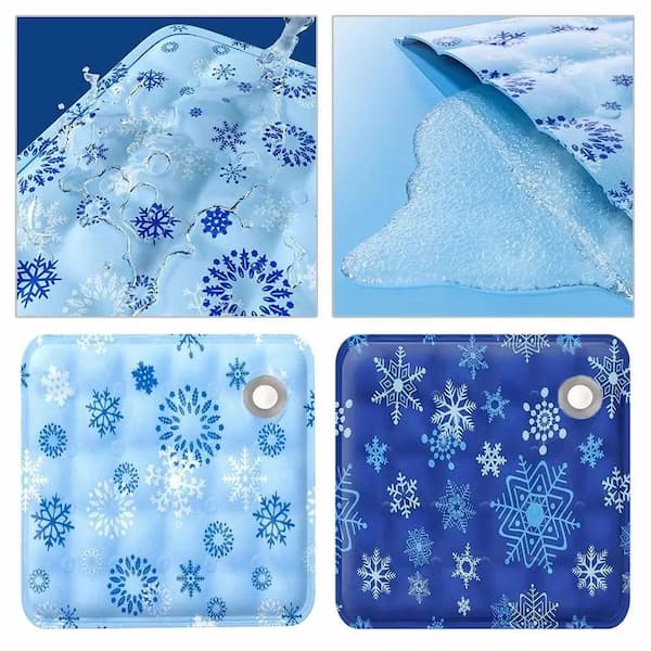 dog cooling mat with self cooling gel for summer heat relief pet cooling pad for dogs and cats indoor and outdoor use