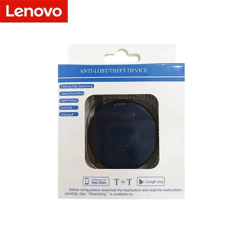 Anti-lost/thief device packaging with Lenovo branding on a white background
