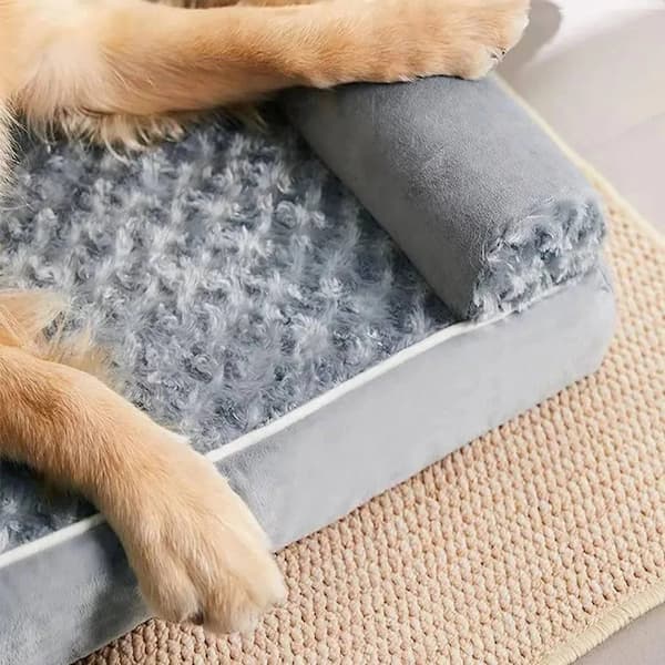 orthopedic memory foam dog bed waterproof washable pet bed non slip large dog cushion