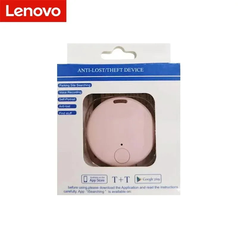 Anti-lost/theft device packaging with Lenovo branding on a white background