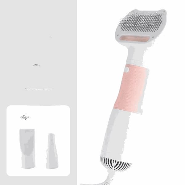 Professional pet hair dryer grooming tool with adjustable heat settings for dogs and cats in multiple colours
