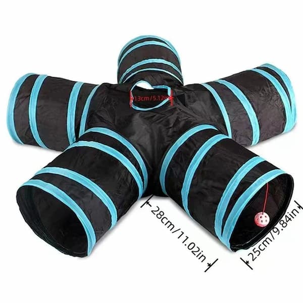 multi way cat tunnel play toy