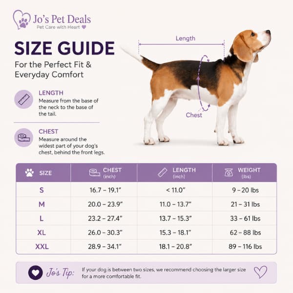 Adjustable Dog Back Brace – Comfortable Spine Support Harness for Senior & Recovering Dogs