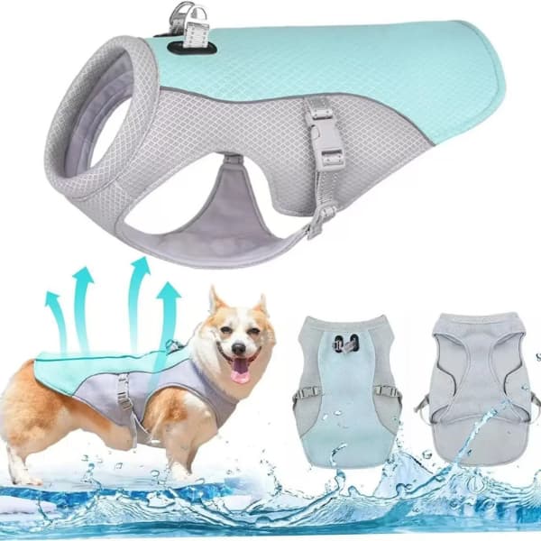 dog cooling vest breathable summer jacket for dogs to stay cool in hot weather