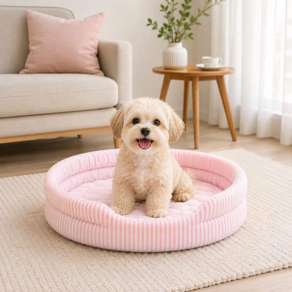 Ice Silk Cooling Pet Bed with Removable Washable Cover