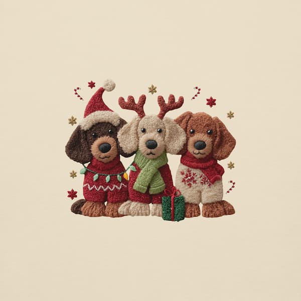 Merry Woofmas Sweatshirt | Cute Dog Christmas Jumper Gift for Pet Lovers