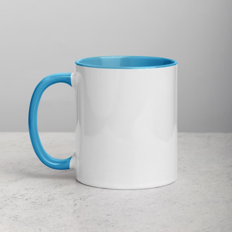 White ceramic mug with black handle featuring a funny cow illustration, glasses, and coffee cup with the quote 'Touch My Coffee – I’ll slap you so hard Google won’t even be able to find you'.